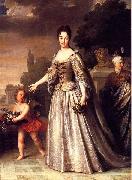 Jean-Baptiste Santerre Portrait of Marie-Adelaide of Savoy Sweden oil painting artist